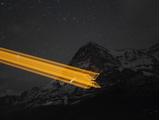 Laserfernprojektionen: Spektakuläre Lichtkunst