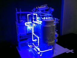 Lasermapping auf Bioreaktormodell