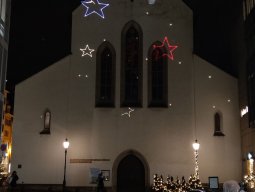 Projektion auf Augustinerkirche